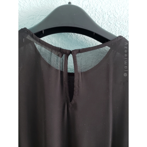 Zara Trafaluc | Lace Hem Sheer Top Shirt Dress - Picture 7 of 8